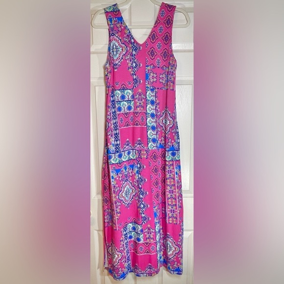 NWOT Stan Herman Women’s Boho Maxi Dress Size Small - Picture 4 of 6